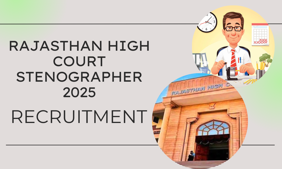 Rajasthan High Court Stenographer 2025